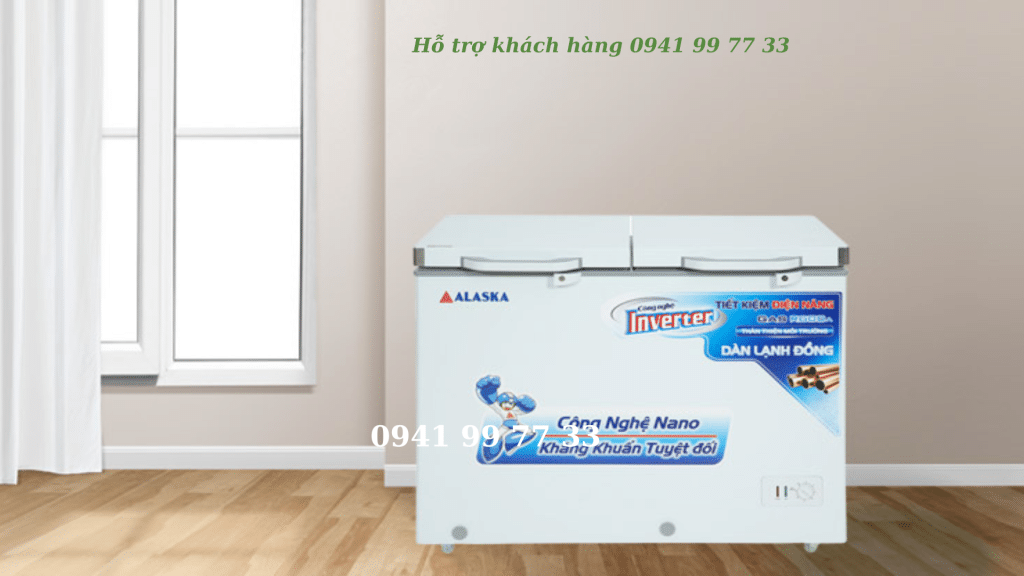 Cách vệ sinh và xả tuyết tủ đông Alaska bạn cần biết