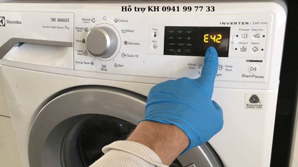 8 sự cố thường gặp trên máy giặt Electrolux