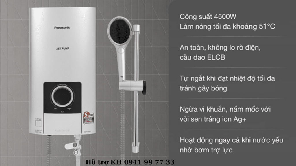 Cách sửa máy nước nóng Panasonic không nóng 