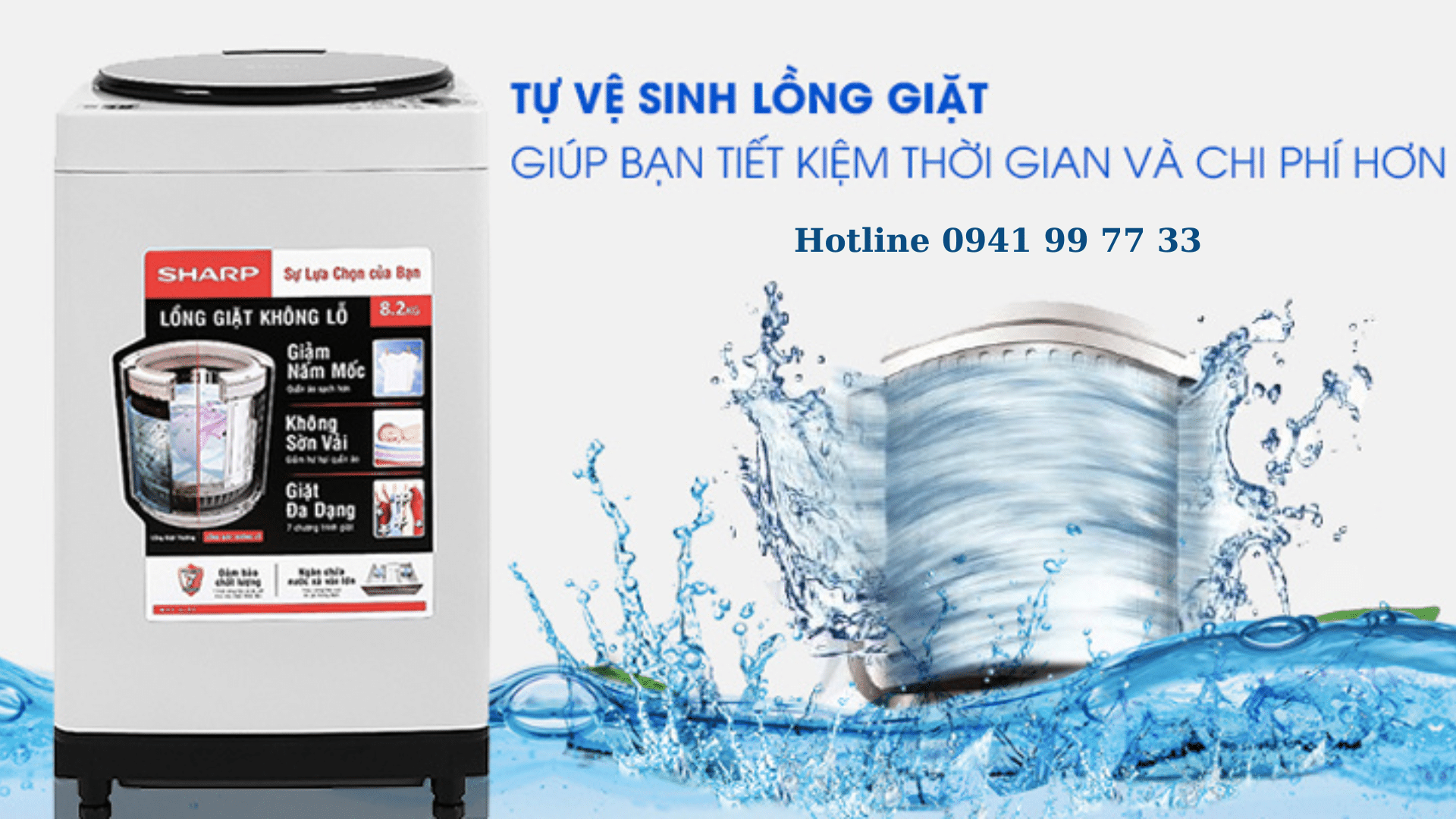 Sửa chữa máy giặt Sharp tại Hà Nội