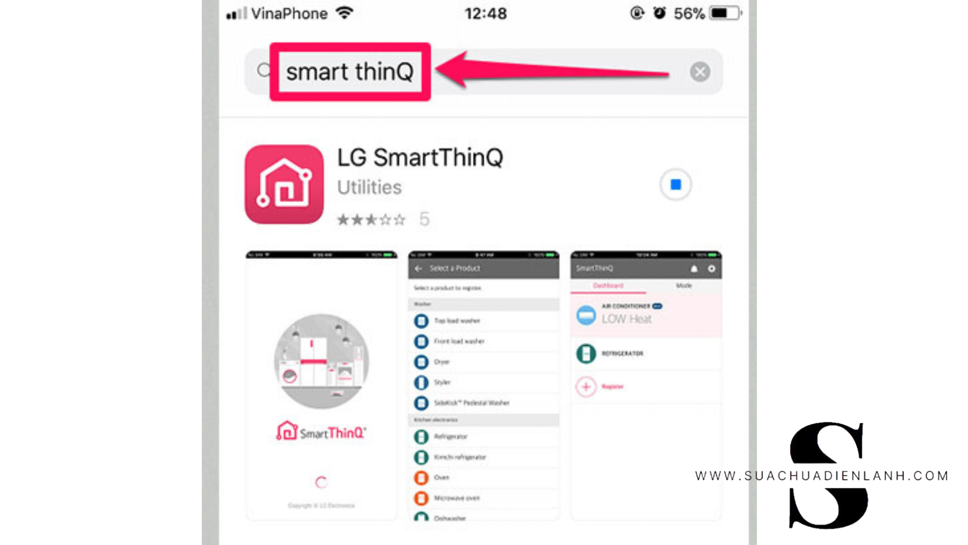 Hướng dẫn kết nối điện thoại với máy giặt LG qua ứng dụng SmartThinQ