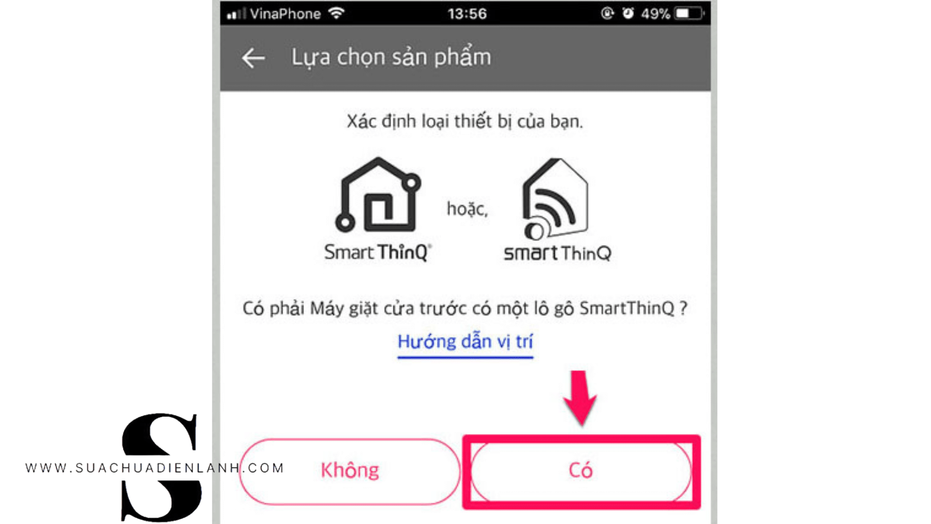Hướng dẫn kết nối điện thoại với máy giặt LG qua ứng dụng SmartThinQ