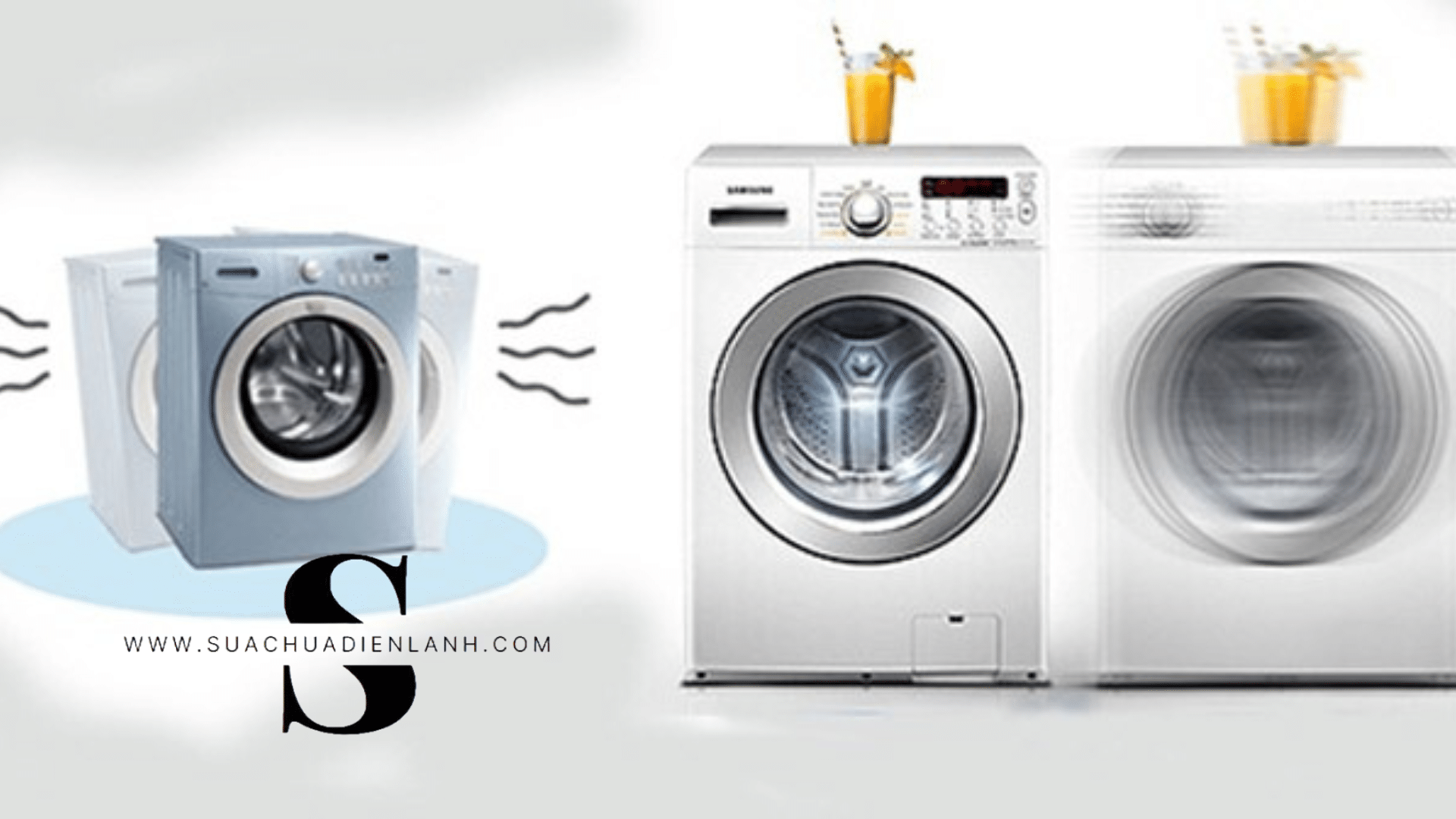 Cách khắc phục máy giặt có hiện tượng rung mạnh và kêu to