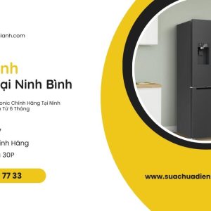 Sửa tủ lạnh panasonic tại ninh bình