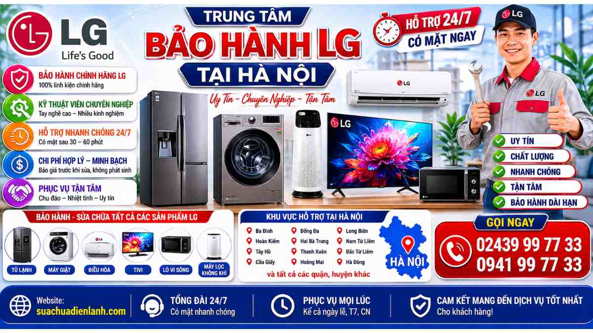 Trung Tâm Bảo Hành Lg Tại Hà Nội