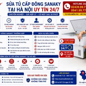 Sửa Tủ Cấp Đông Sanaky Tại Hà Nội Uy Tín 24/7 | Thợ Giỏi Hỗ Trợ Tận Nhà