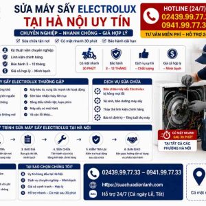 Sửa Máy Sấy Electrolux Tại Hà Nội Uy Tín 24/7 | Hỗ Trợ Nhanh Chóng
